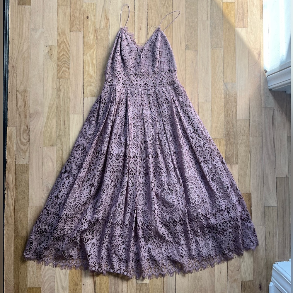 ASOS Tea Length Women’s Lace Dress Size 6